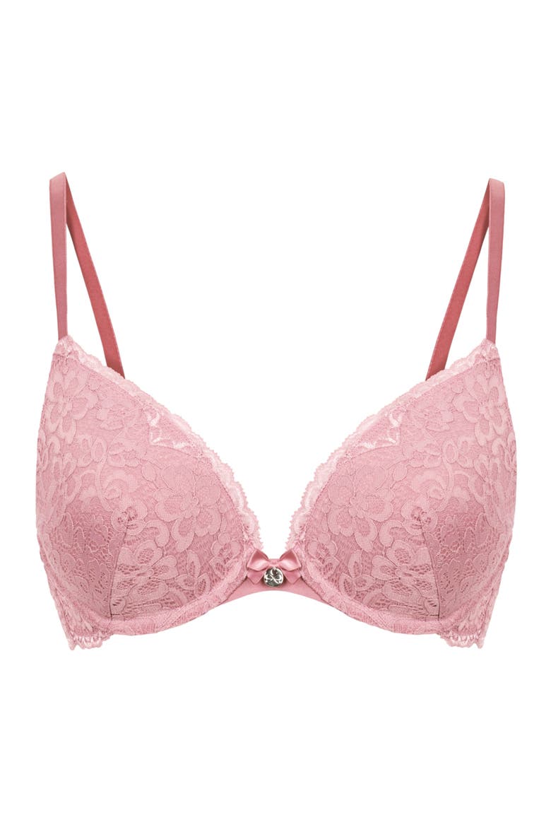 Marine Padded Push-Up Underwired Bra, Alternate, color, Lilas