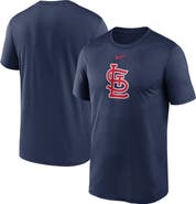 Nike Men's Nike Navy St. Louis Cardinals Legend Fuse Large Logo Performance T-Shirt