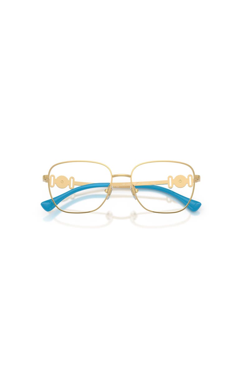 Versace 50mm Phantos optical glasses, Alternate, color, Gold