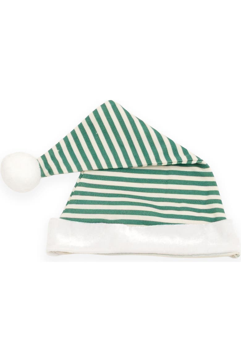Winnie the Pooh Holiday Bodysuit Pants and Hat Set, Alternate, color, Pooh Cream Green