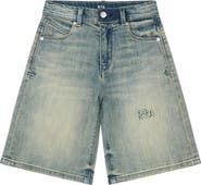RtA Kids' Grove Denim Bermuda Shorts