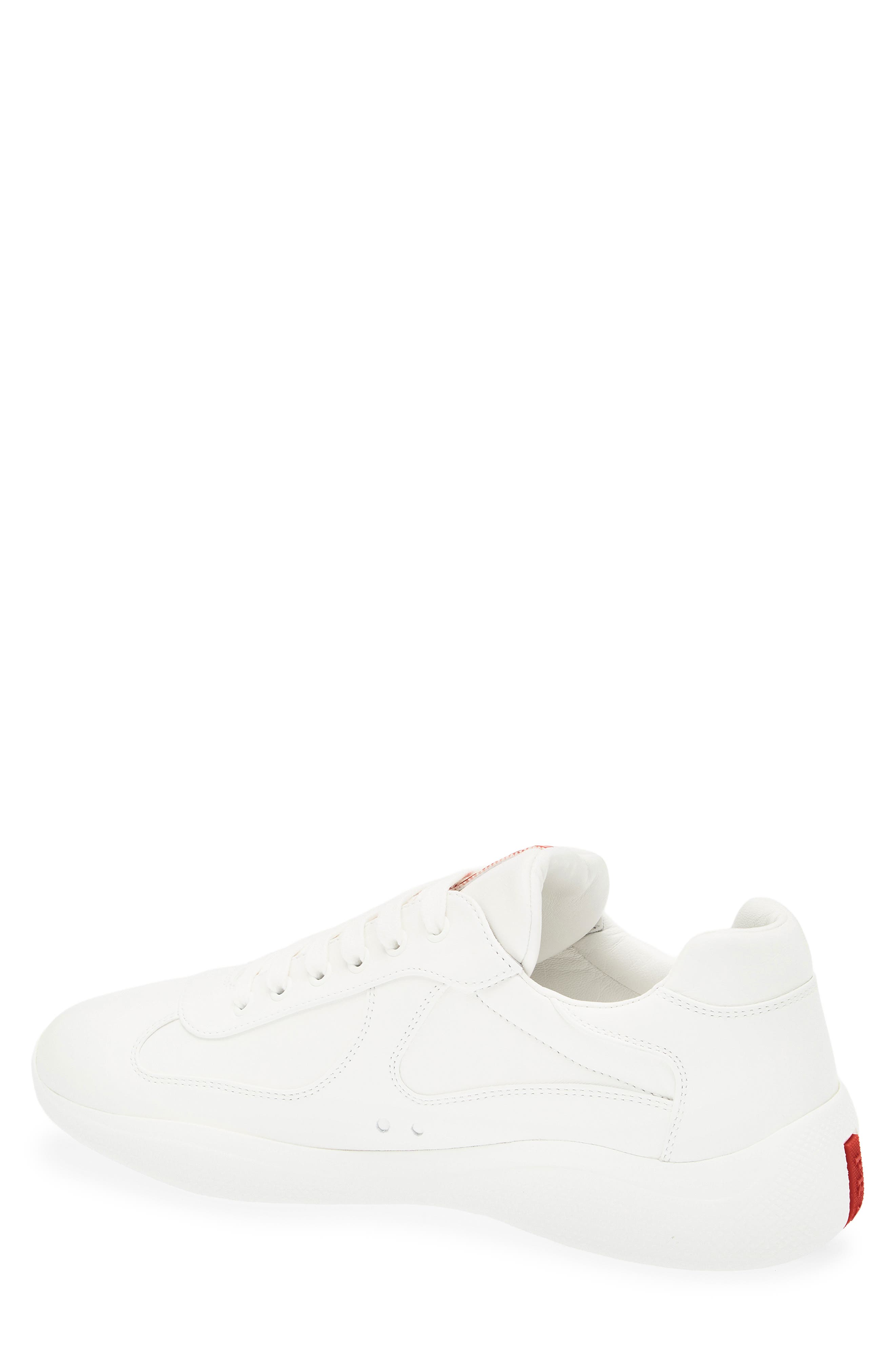 Prada America's Cup Sneaker, Alternate, color, Bianco