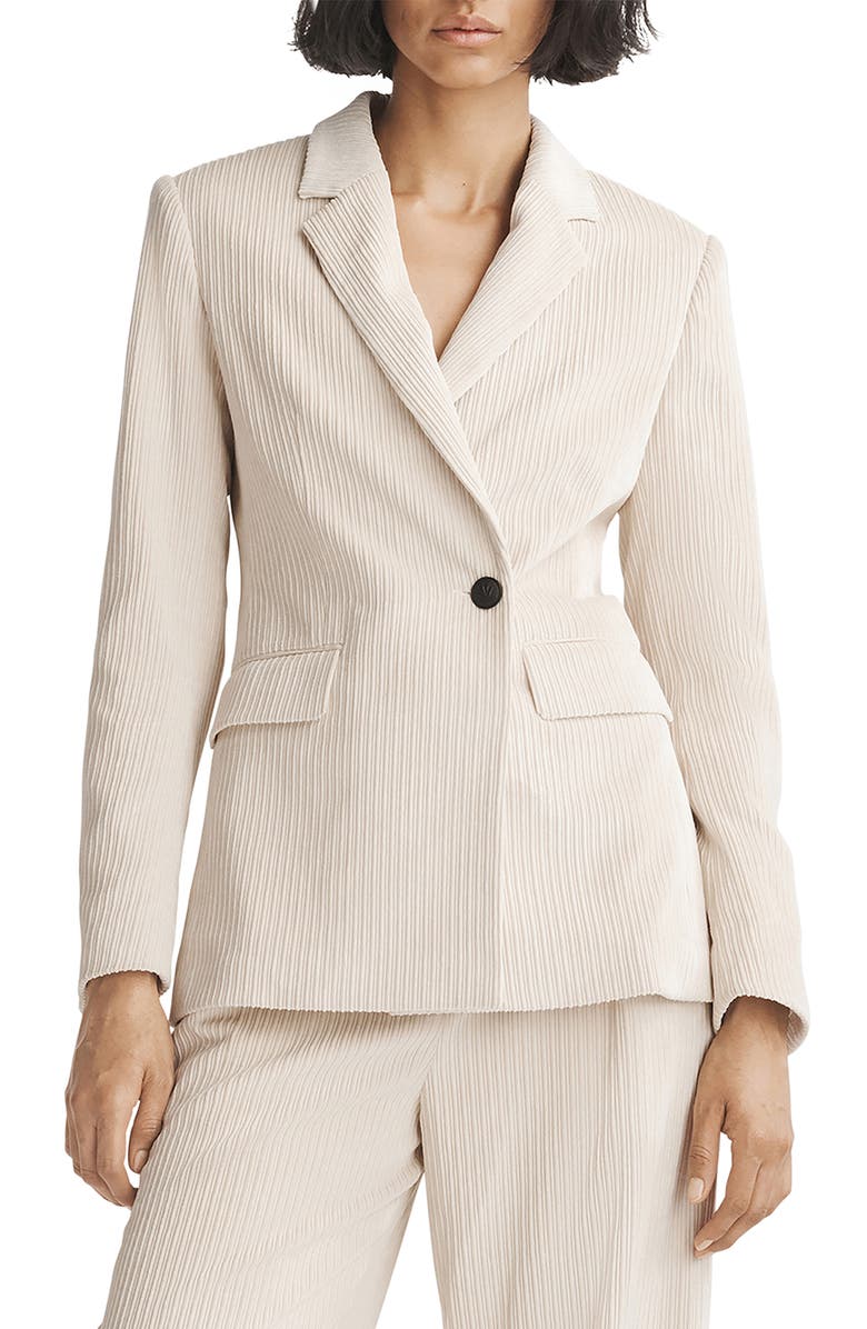 rag & bone Tessa One-Button Corduroy Blazer, Main, color, 