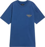 PURPLE BRAND Heavyweight Cotton Jersey Logo Graphic T-Shirt