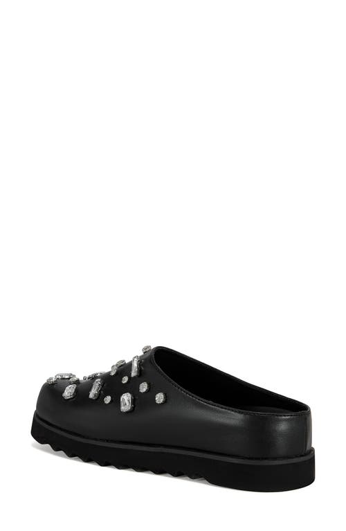 Azalea Wang Voncile Embellished Platform Mule In Black