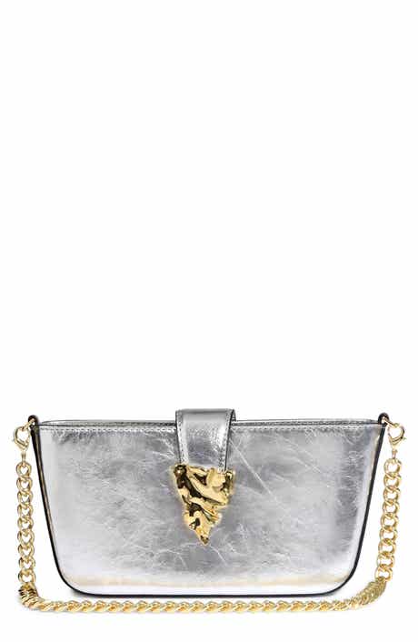 Crumple Leather Crossbody Bag