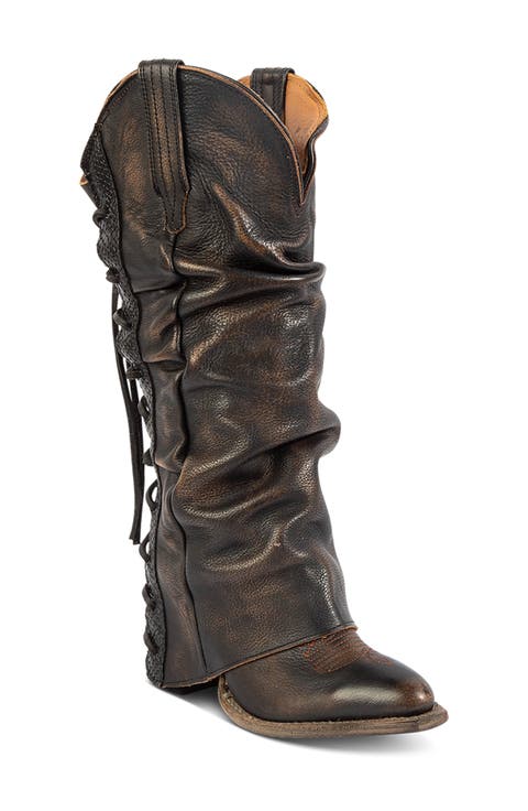 Jules Leather Western Boot