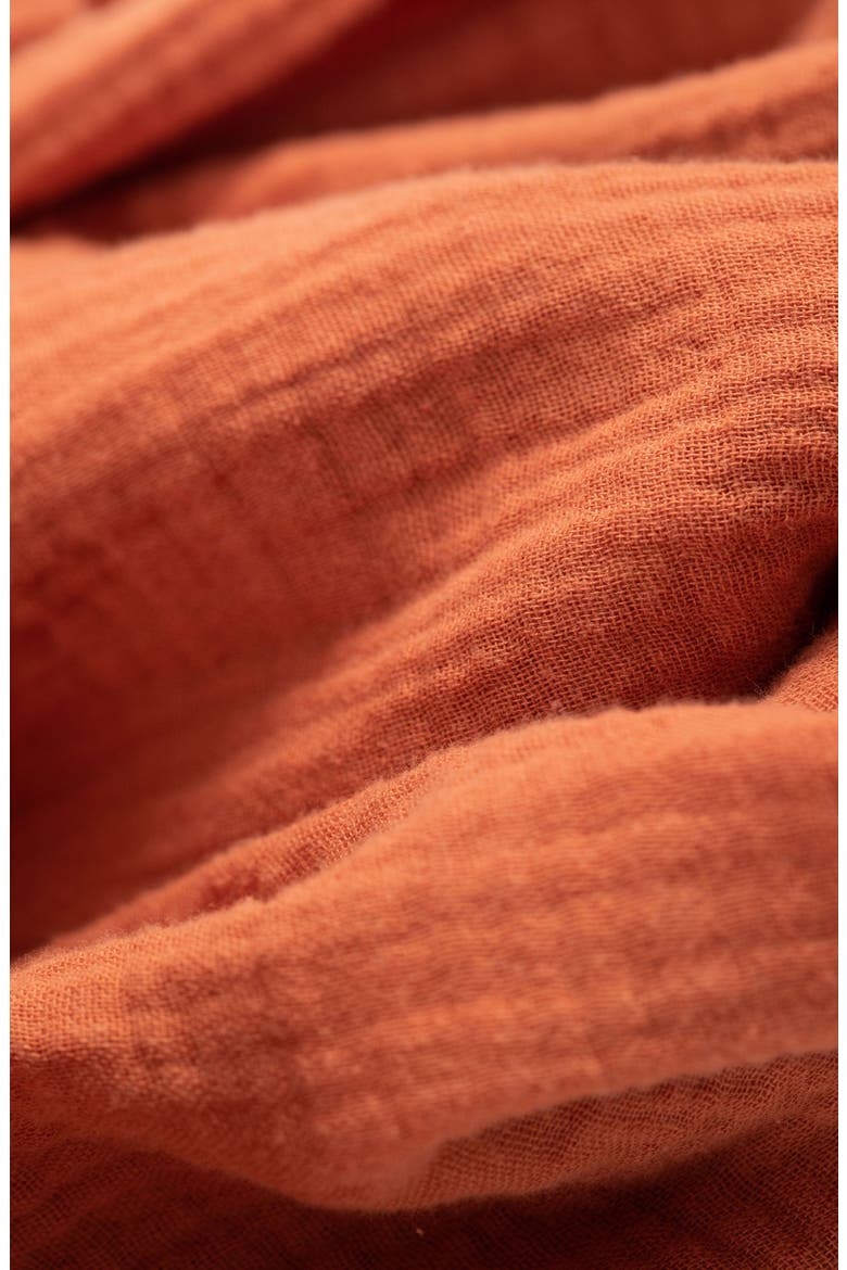 Canyon Organic Cotton Gauze Maternity/Nursing Jumpsuit, Alternate, color, COPPER