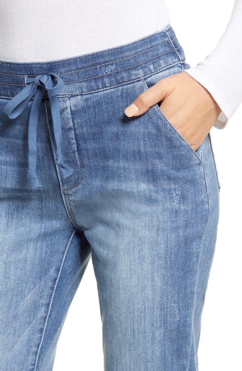 Wit & Wisdom 'Ab'Solution Leisure Pull-On Roll Cuff Jeans, Alternate, color, 