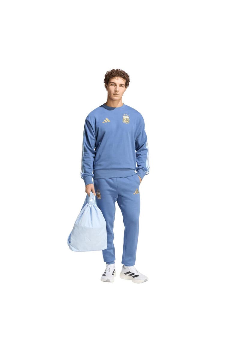 Men's adidas Blue Argentina National Team FIFA x World Cup Alphaskin Fleece Pants, Alternate, color, Blue