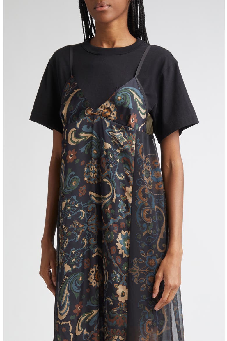 overlay shirt dress Denim Overlay Mini Shirtdress in Caulk Wash