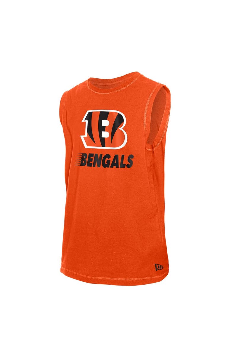 New Era Men's New Era  Orange Cincinnati Bengals Leisure Collection Tank Top, Alternate, color, Orange