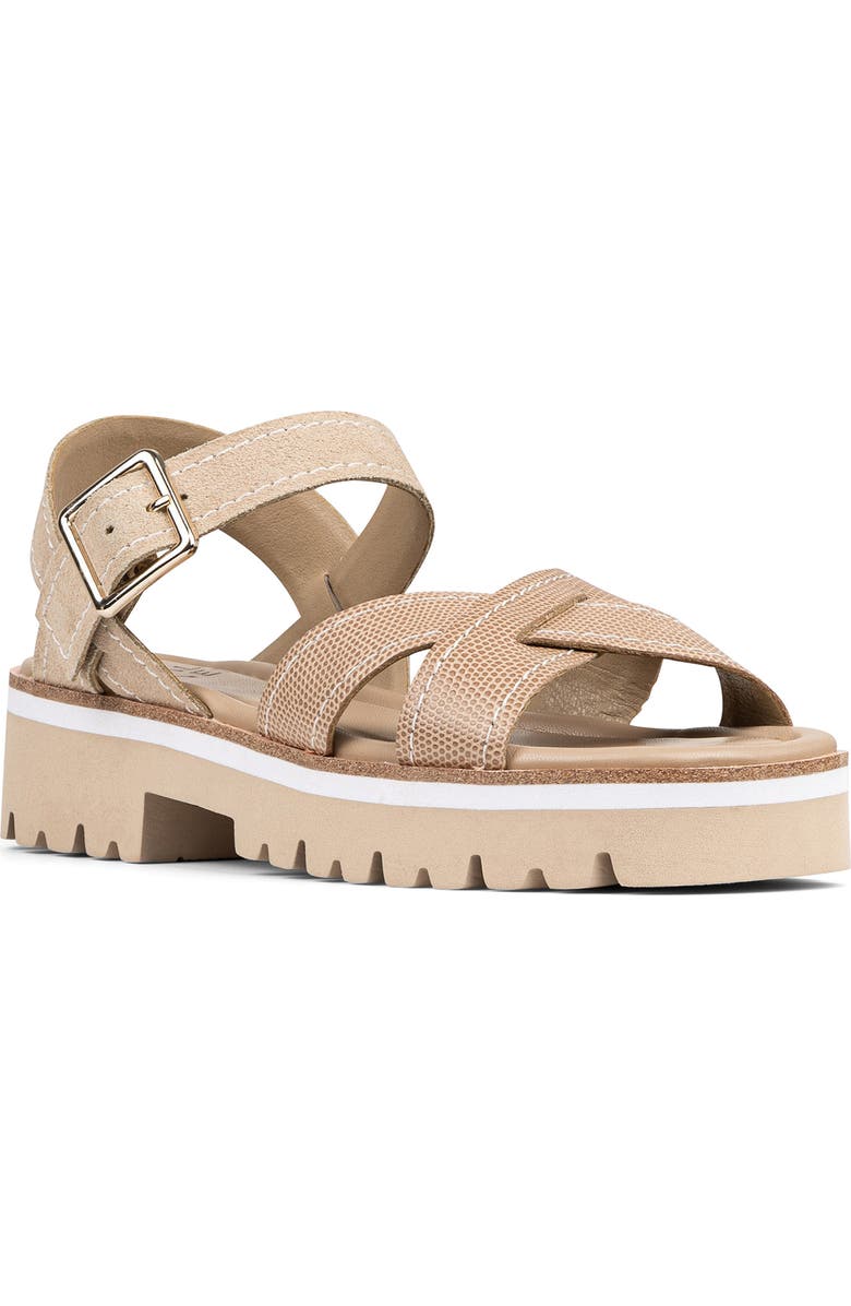 Donald Pliner Lug Sole Slingback Sandal, Main, color, Sand