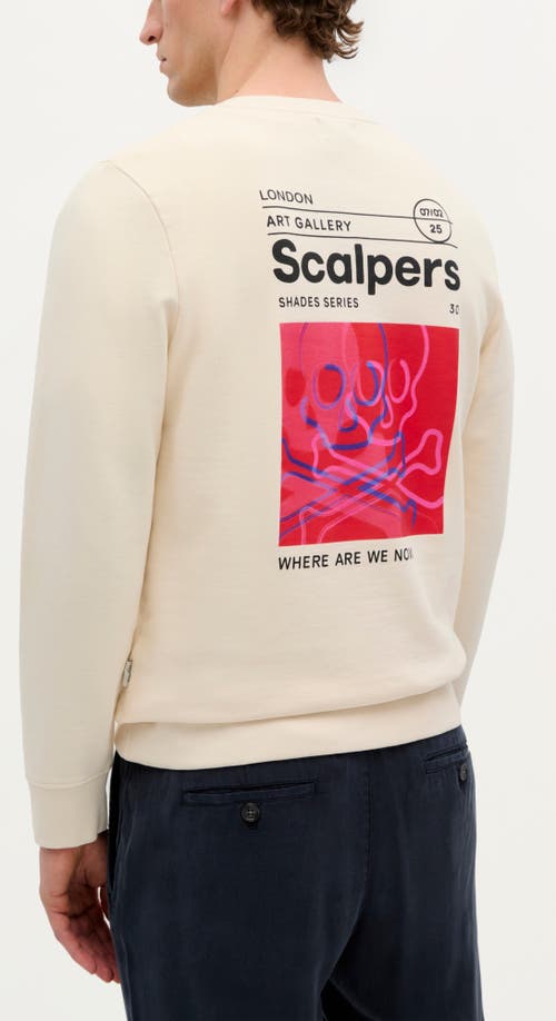 Scalpers New Stroke Sweater In Neutral