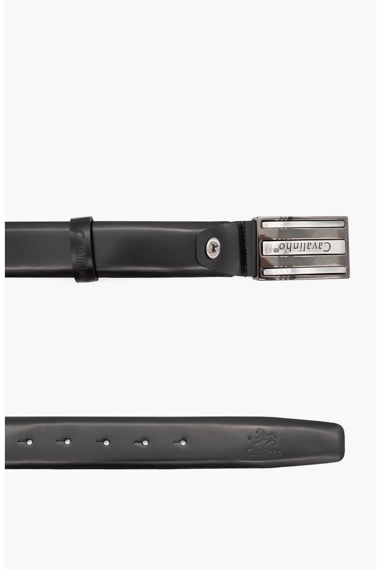 Gentleman 515 Smooth Leather Belt, Alternate, color, Black