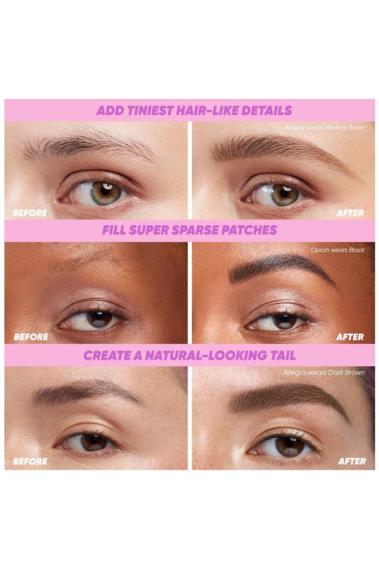 Brow Pop Nano Ultra-Fine Detailing + Feathering Pencil, Alternate, color, SOFT BROWN