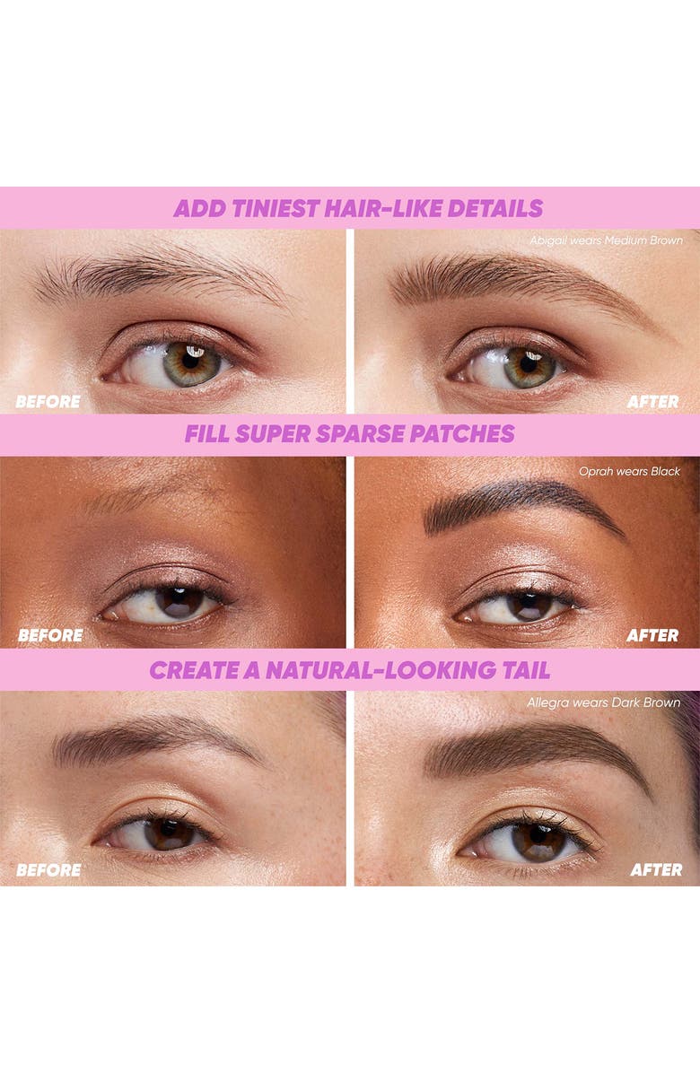 Kosas Brow Pop Nano Ultra-Fine Detailing + Feathering Pencil, Alternate, color, Black