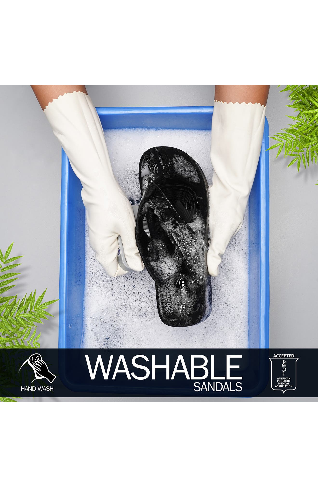 AEROTHOTIC Felice Waterproof Flip Flop, Alternate, color, 