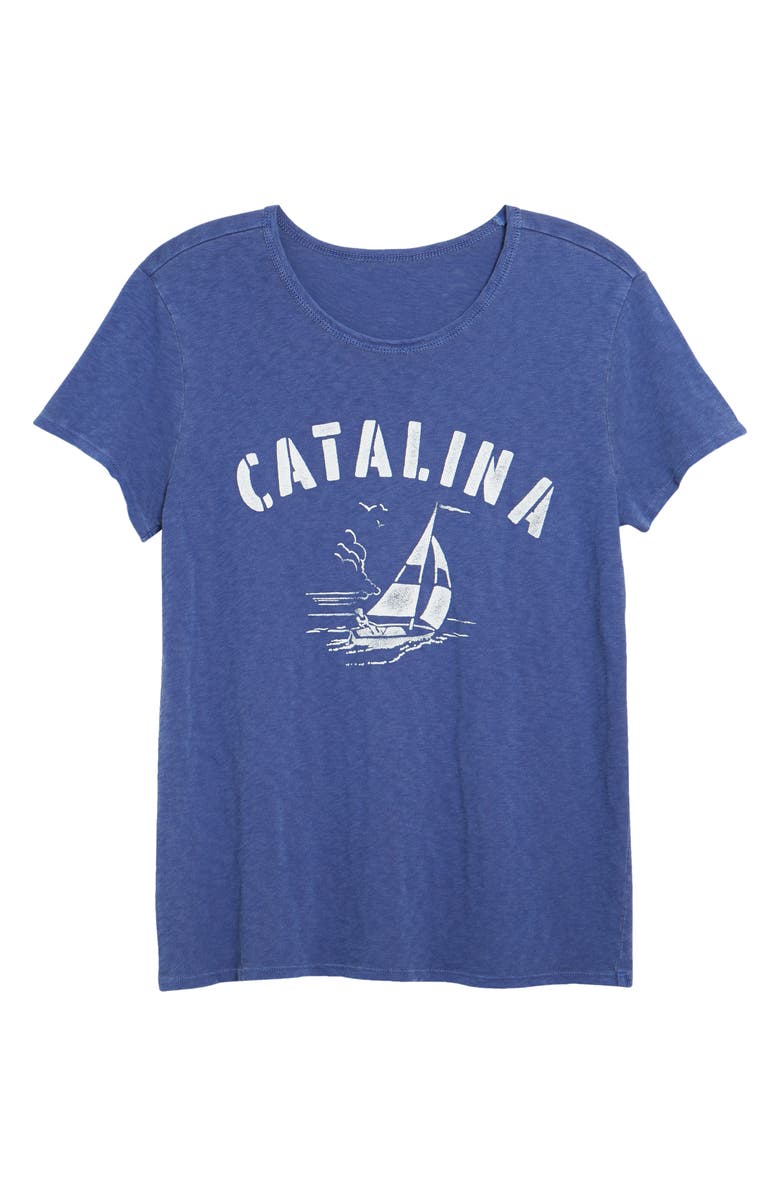 Lucky Brand Catalina Sailing Graphic Cotton Tee, Alternate, color,