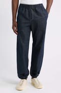 Lacoste Relaxed Fit Elastic Waist Denim Pants