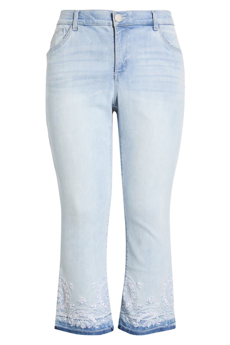 Bennett High Waist Ankle Barely Bootcut Jeans, Alternate, color, POWDER BLUE ARTISANAL