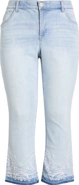 Wit & Wisdom Bennett High Waist Ankle Barely Bootcut Jeans