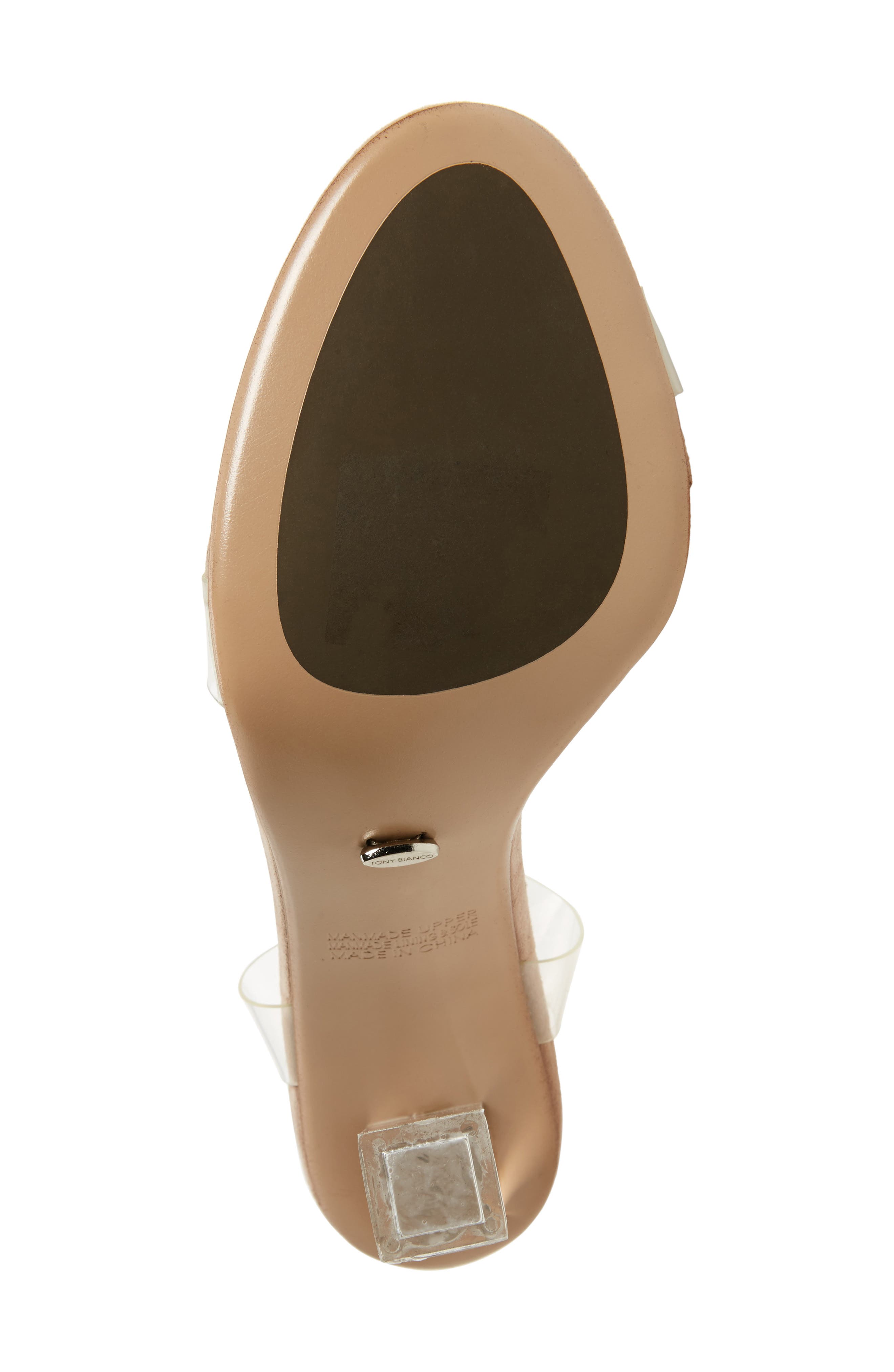 Kiki Sandal, Alternate, color, CLEAR VYNALITE/ BLUSH