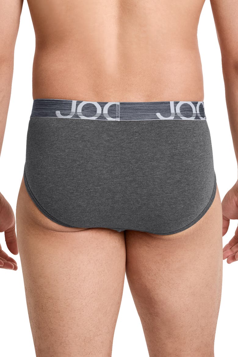 Mens ActiveStretch Brief - 4 Pack, Alternate, color, Charcoal Heather/Marina Blue