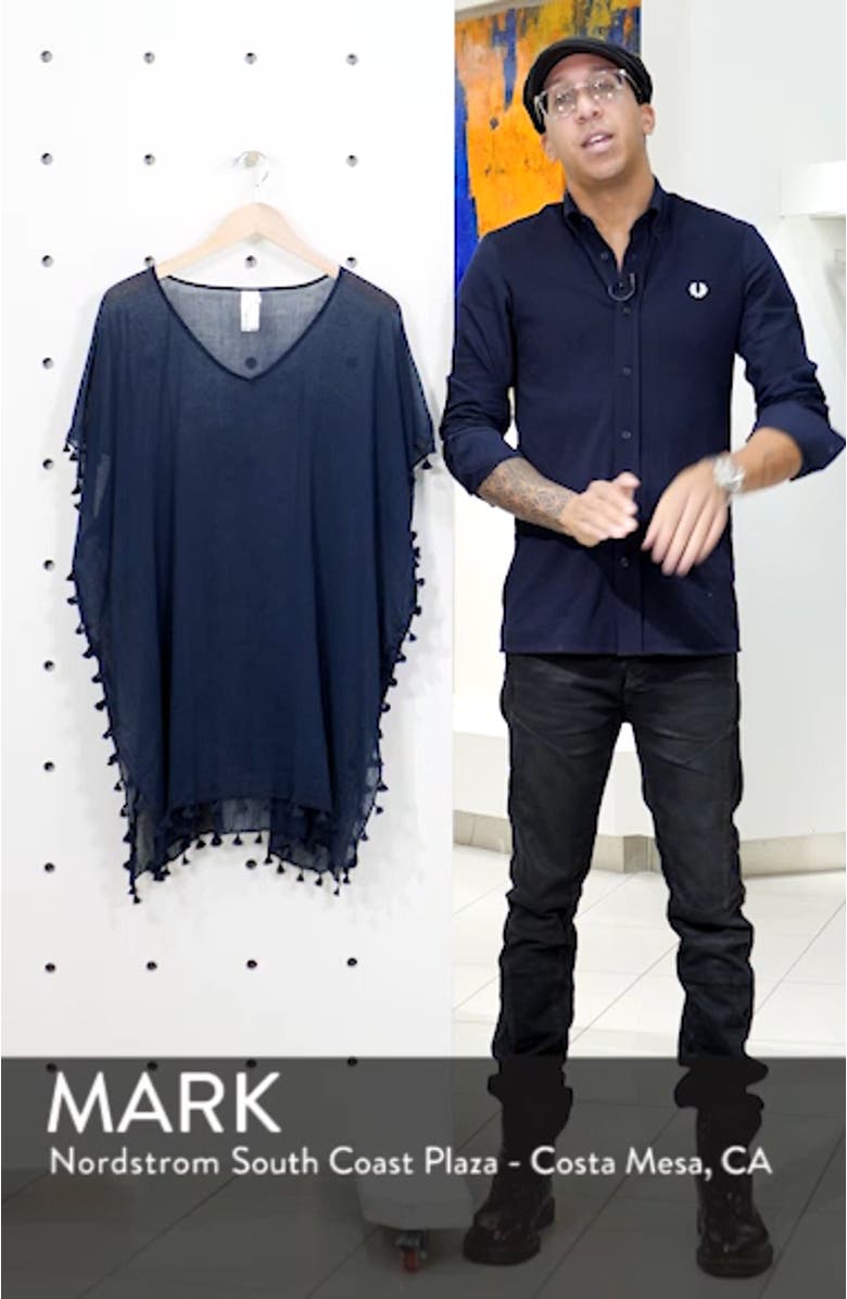 'Amnesia' Cotton Gauze Cover-Up Caftan, sales video thumbnail