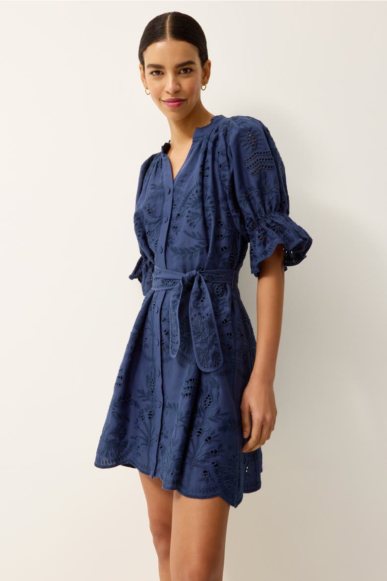 Inaya Dress, Alternate, color, Navy