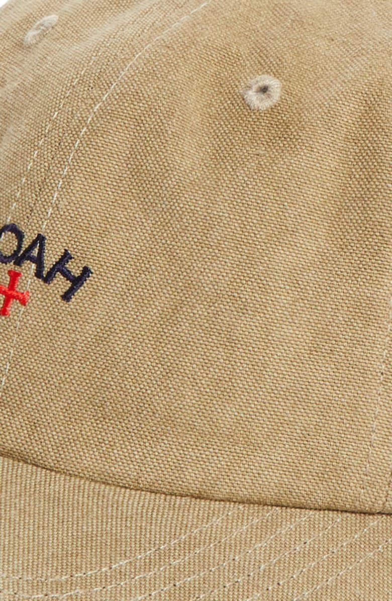 Noah Washed Cotton Canvas Baseball Cap, Alternate, color, Olive