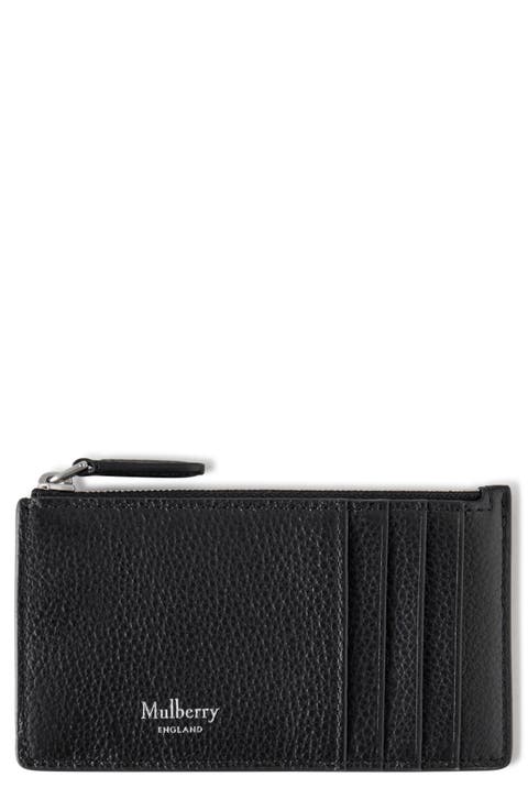 Continental Zip Leather Card Holder