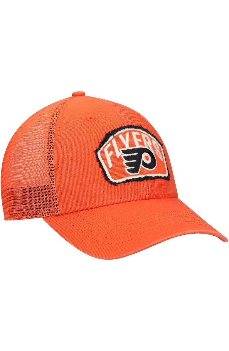 '47 Men's '47 Orange Philadelphia Flyers Cledus MVP Trucker Snapback Hat, Alternate, color,