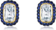 Lafonn Art Deco Simulated Diamond Halo Stud Earrings