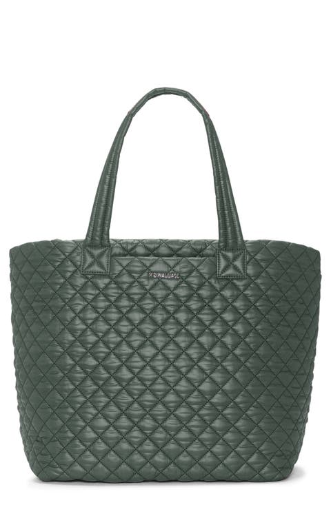 Large Metro Deluxe Quilted Nylon Tote