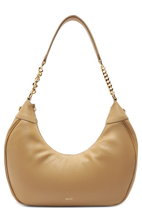 Large Elena Leather Hobo