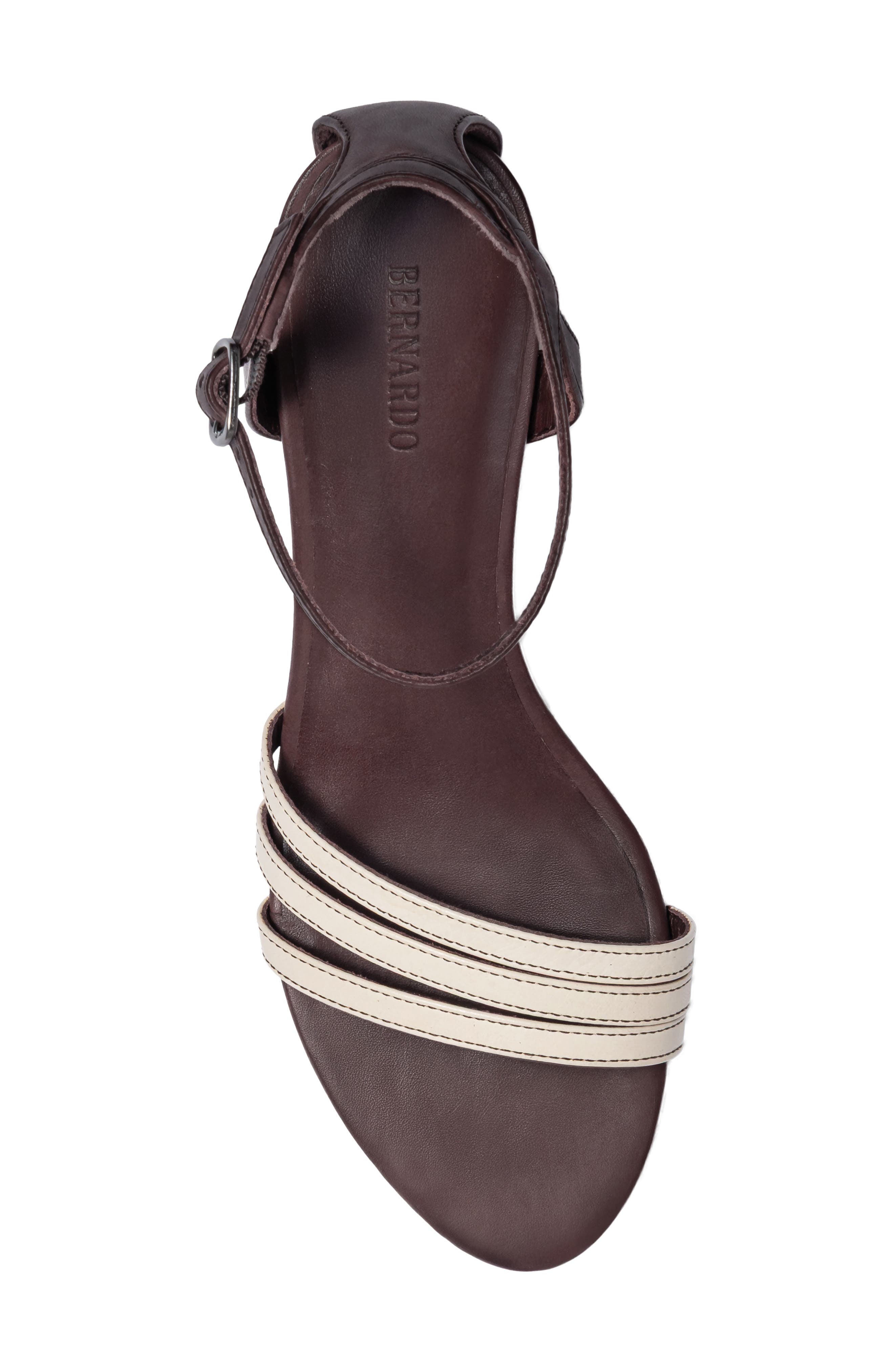 Lima Kitten Heel Sandal, Alternate, color, DARK CHOCOLATE