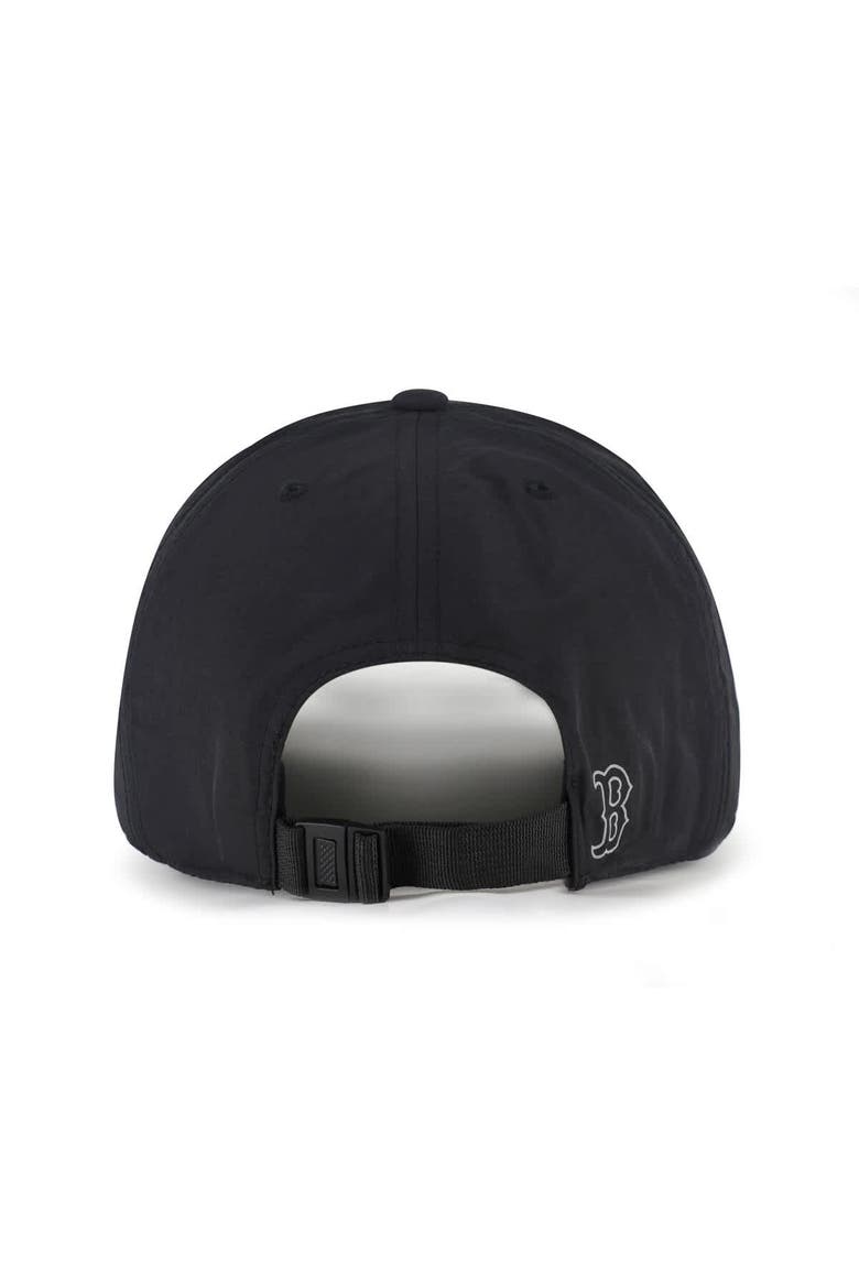Men's '47 Black Boston Red Sox Quiet Outdoors Hitch Adjustable Hat, Alternate, color, Black