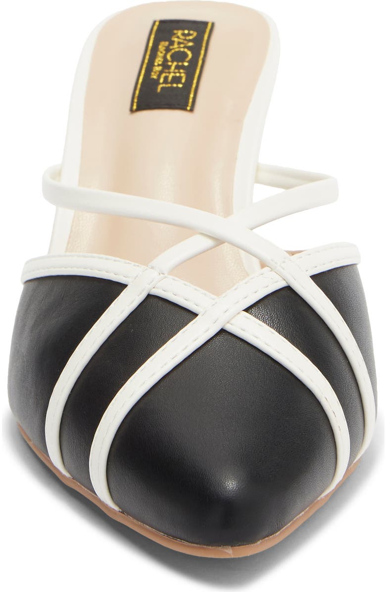 RACHEL Rachel Roy Emelia Mule, Alternate, color, Black/ White