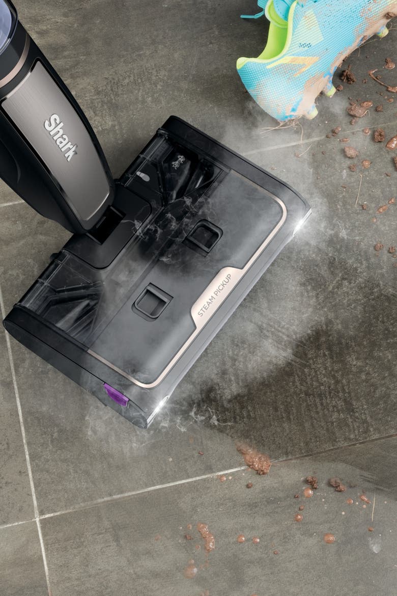 Steam Pickup 3-in-1 Steam Mop, Pick-Up and Sanitize, Alternate, color, Black w/ Stone Metallic