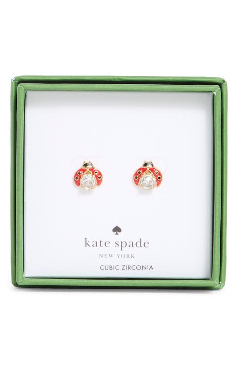 ladybug stud earrings