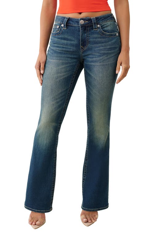 True Religion Becca Mid Rise Bootcut Jeans In Blue