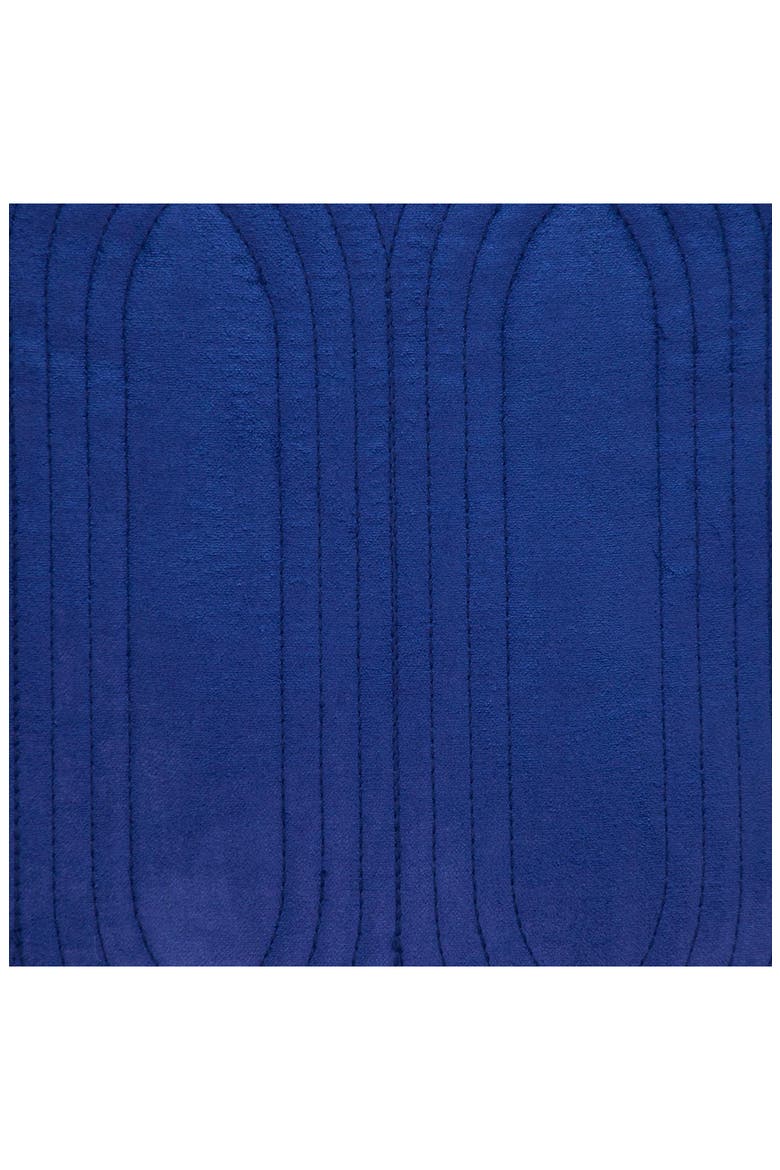Iphis Topstitched Throw Pillow, Alternate, color, BLUE