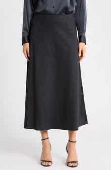 Wool Jersey Maxi Skirt