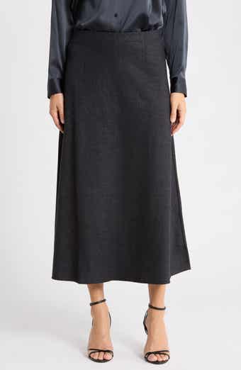 Wool Jersey Maxi Skirt