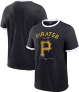 Darius Rucker Collection by Fanatics Men's Darius Rucker Collection by Fanatics Black Pittsburgh Pirates Washed Ringer T-Shirt