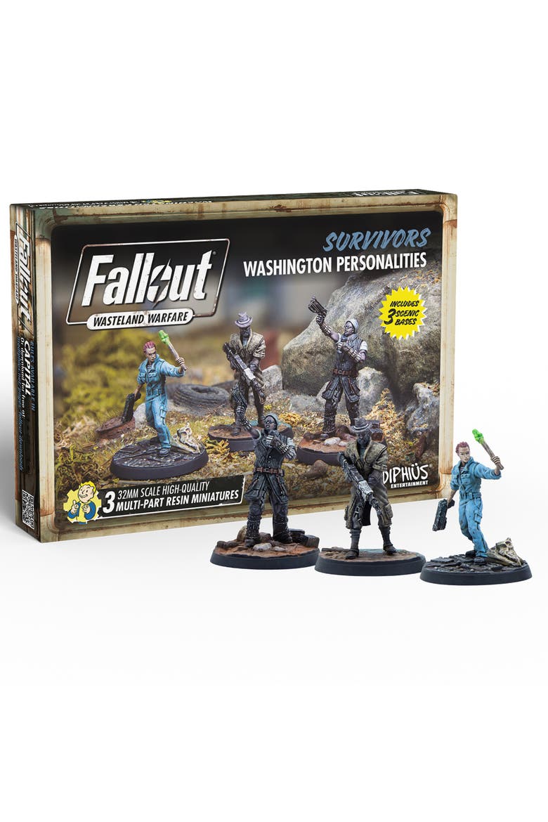 Fallout Wasteland Warfare Survivors Washington Personalities, Alternate, color, Multicolored