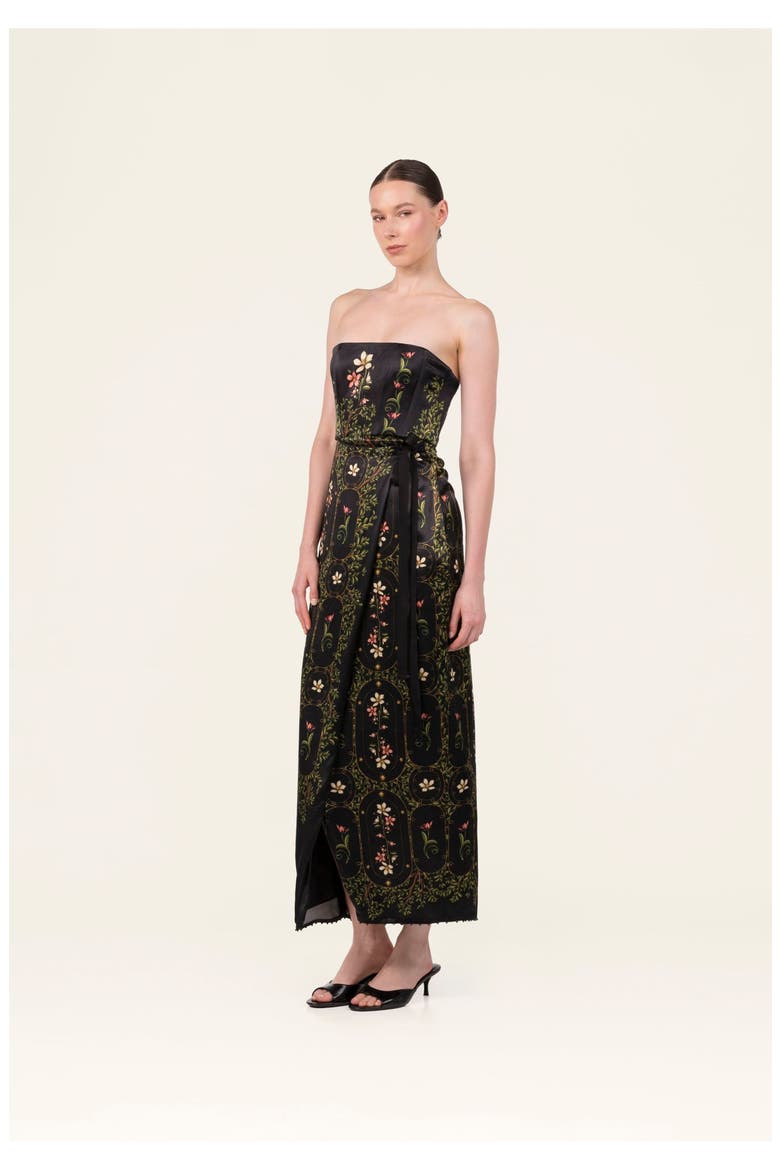 Cinefilia Noche Maxi Dress, Alternate, color, Black