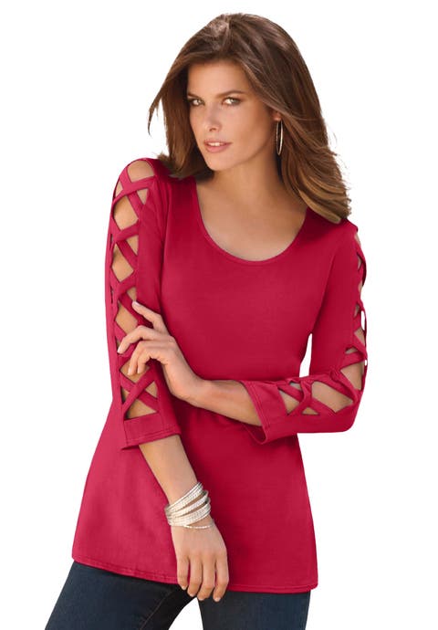 Ultimate Lattice Sleeve Tee (Plus)