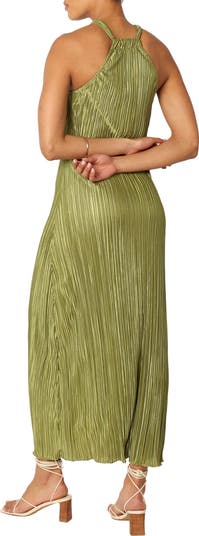 Melody Plissé Maxi Dress